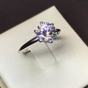 2.03ct Diamond Engagement Ring Brilliant Round